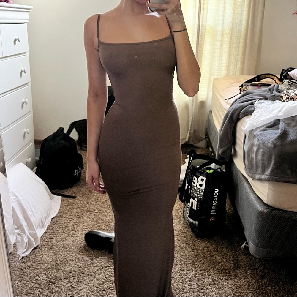 Skims soft lounge slip dress